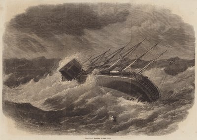 The Great Eastern in the Gale by Edwin Weedon